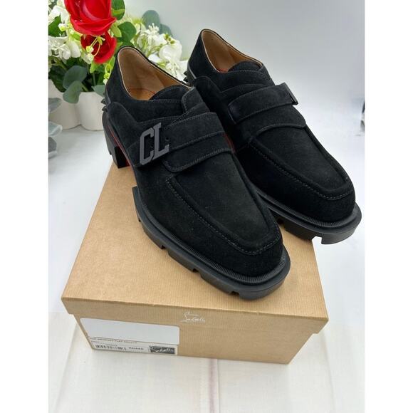 Men\'s Christian Louboutin OUR GEORGE\'s chunky flat Oxford\'s size 44.5 Italy main image 12